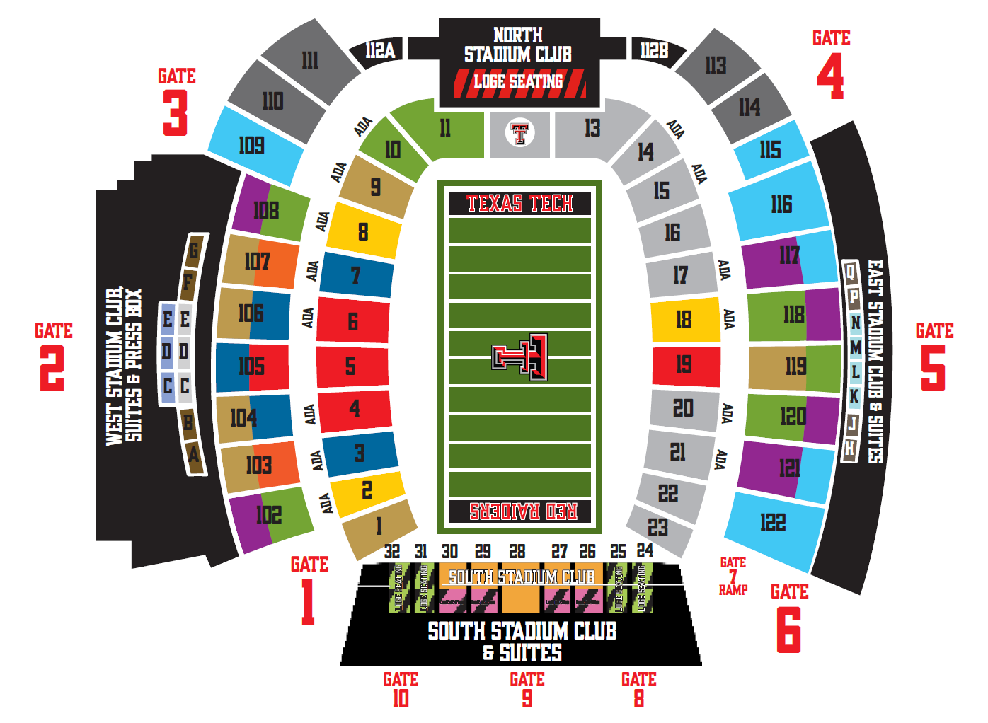 F25 Seating Map